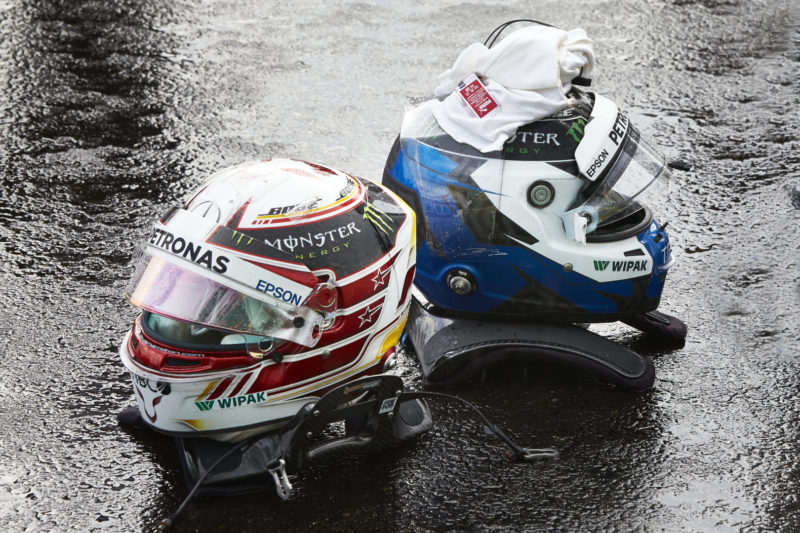 hamilton-bottas-helmets