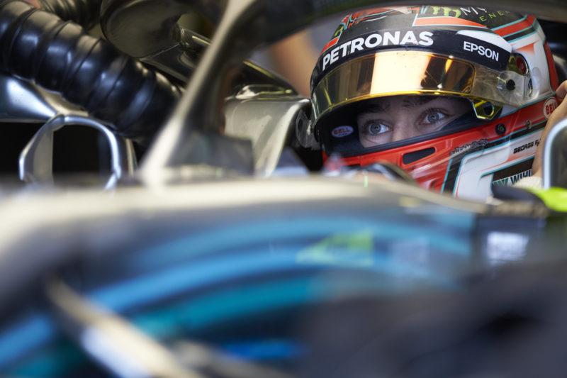 george-russell-testing-hungary