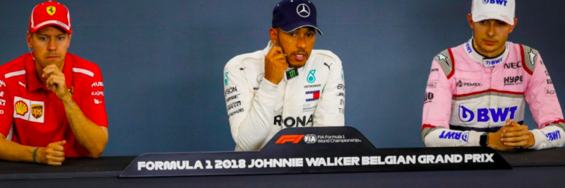 lewis hamilton and Sebastian vettel and esteban ocon